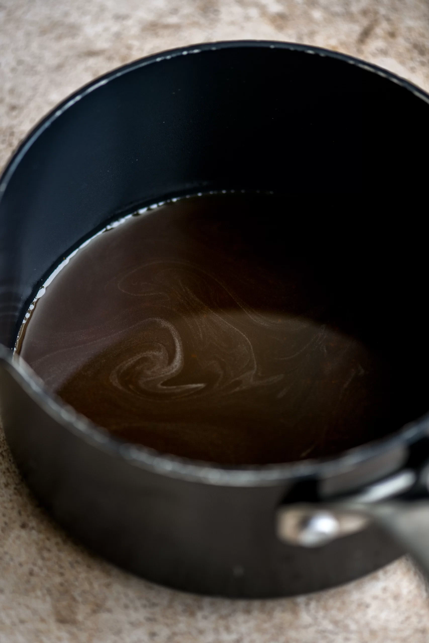 water and coconut sugar in a small saucepan